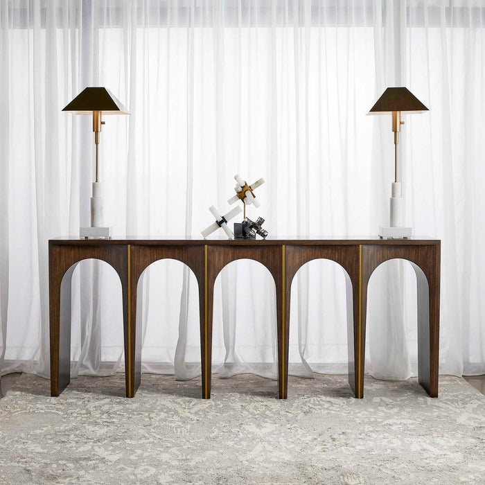 Coliseum - Console Table - Woodtone