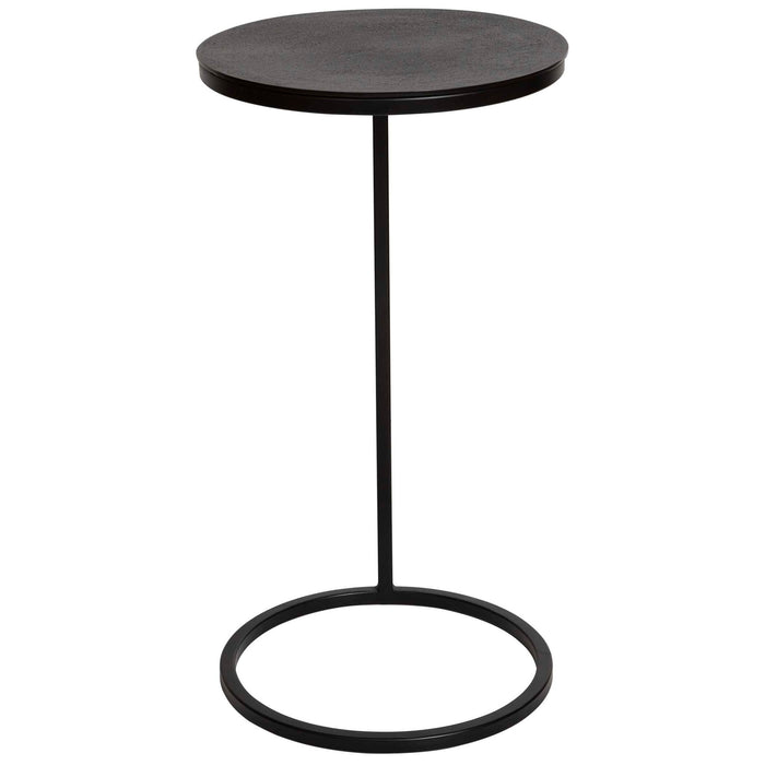 Brunei - Round Accent Table - Black