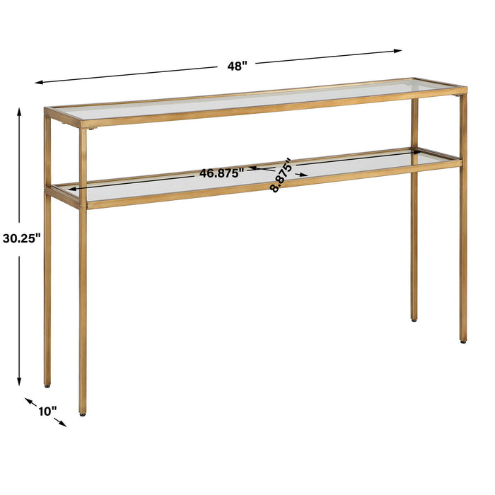 30.25" Accent Table - Gold