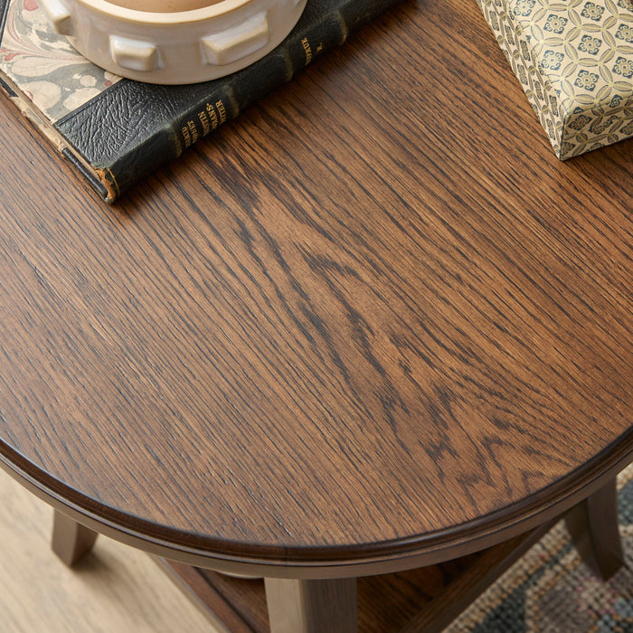 Sylvie - Accent Table - Dark Brown