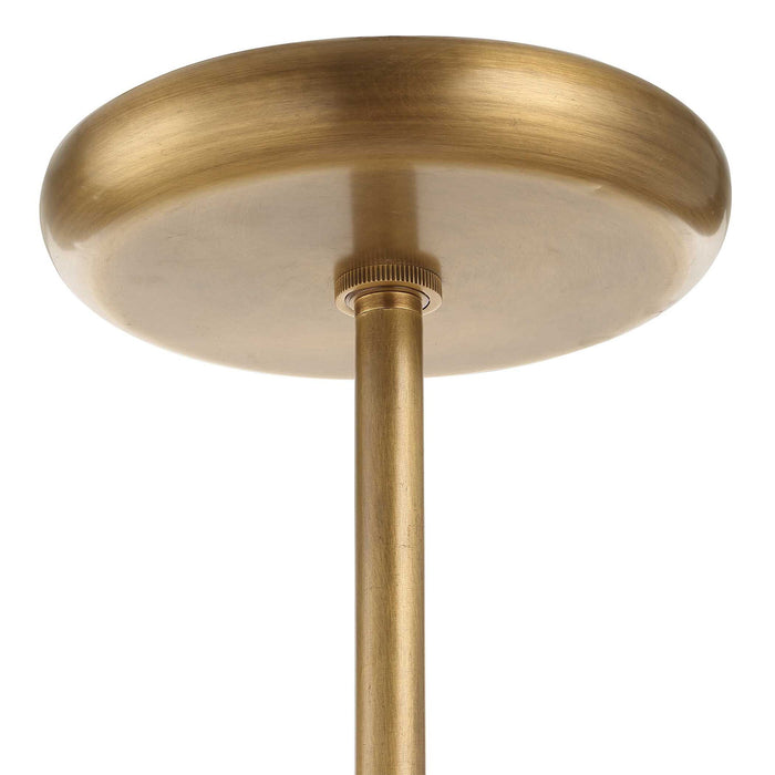 Spangled - 6 Light Pendant - Brass