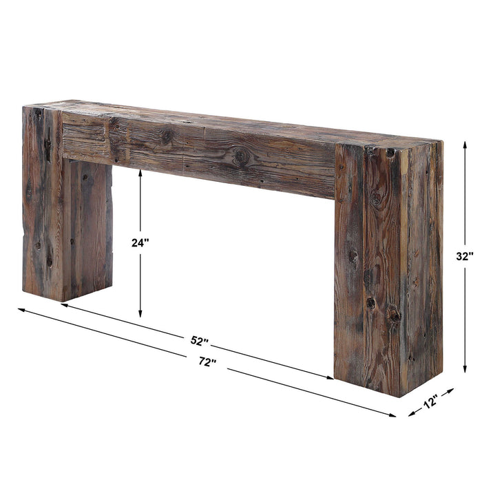 Ivena - Sofa Table - Brown / Woodtone