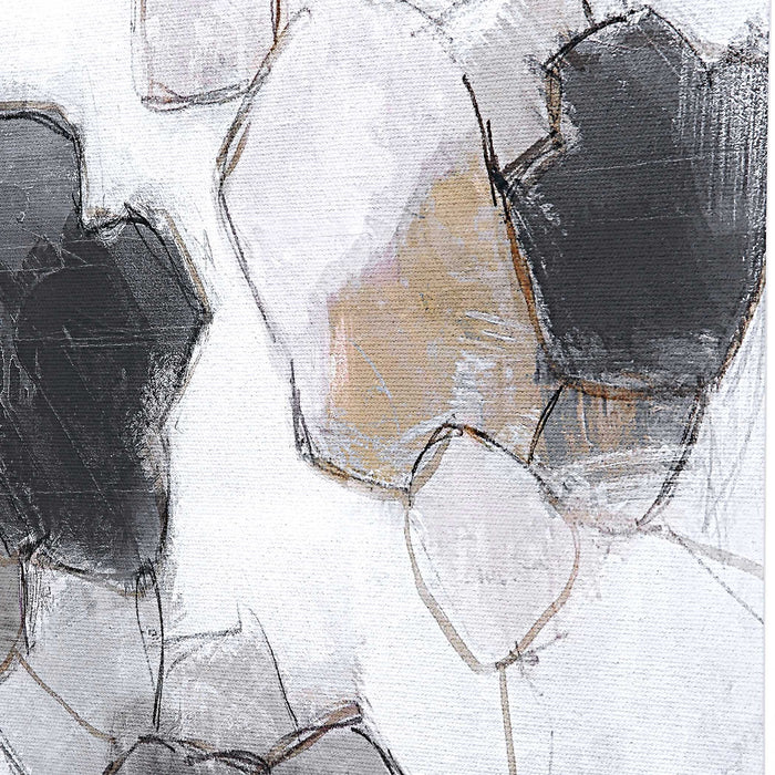 Plunging Pastels - Framed Prints (Set of 2) - Black / Brown / Gray