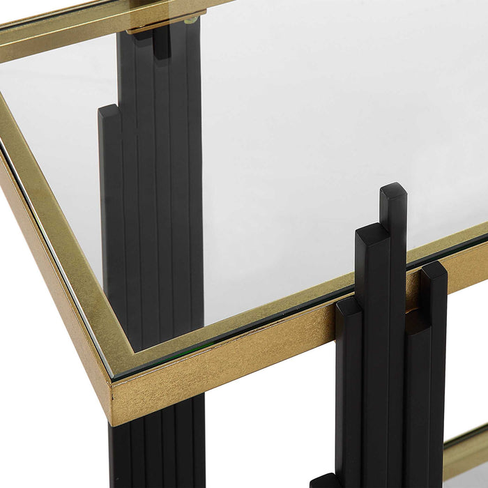 Empire - Cityscape Console Table - Gold
