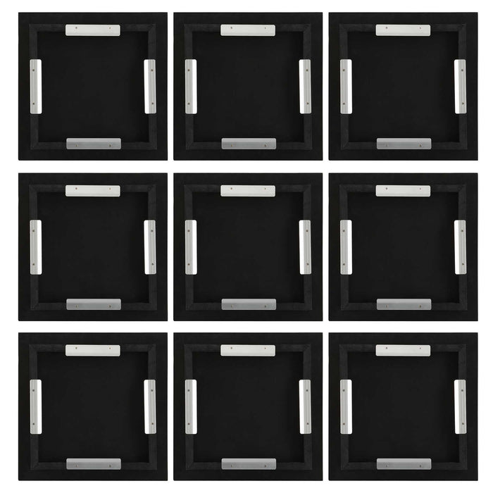 New Wisdom - Framed Canvases (Set of 9) - Beige / Light Brown