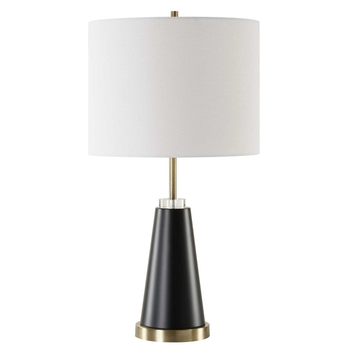 Table Lamp - White & Black
