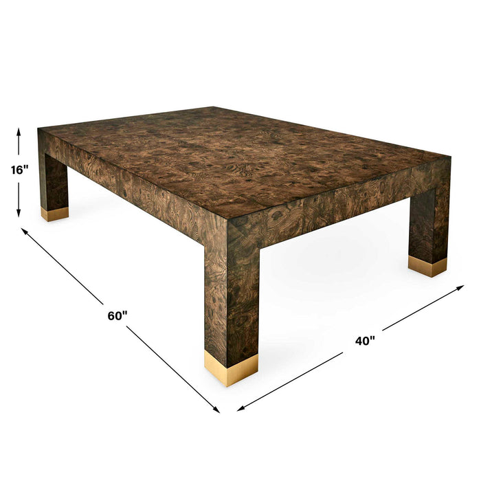 Ingrain - Coffee Table - Cocoa Brown