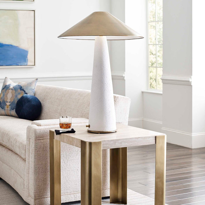 Too Coolie - Table Lamp - Brass / Gold / White