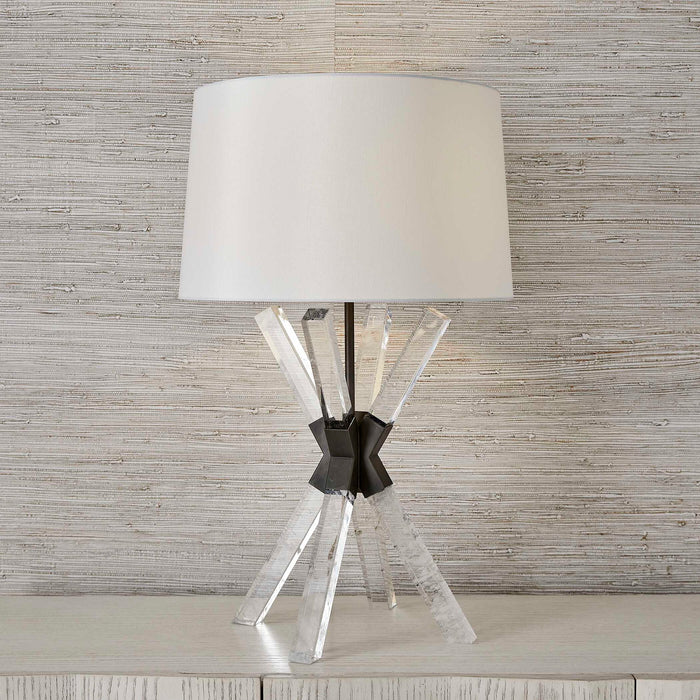 Double Cross - Table Lamp - Manmade Quartz
