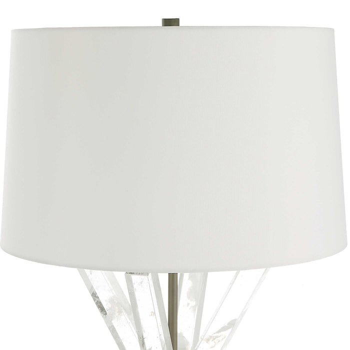 Double Cross - Table Lamp - Manmade Quartz