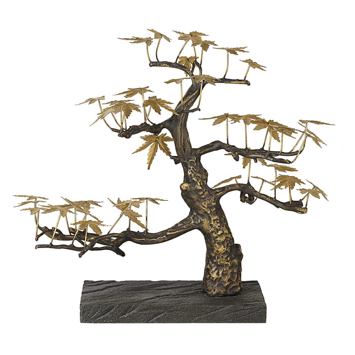 Bonsai - Small Sculpture - Brass