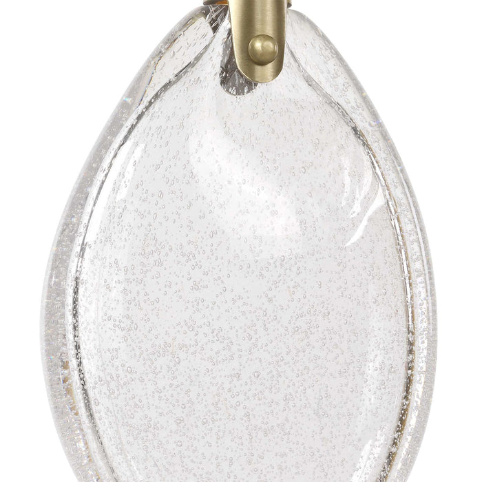 Deluge - 7 Light LED Pendant - Brass