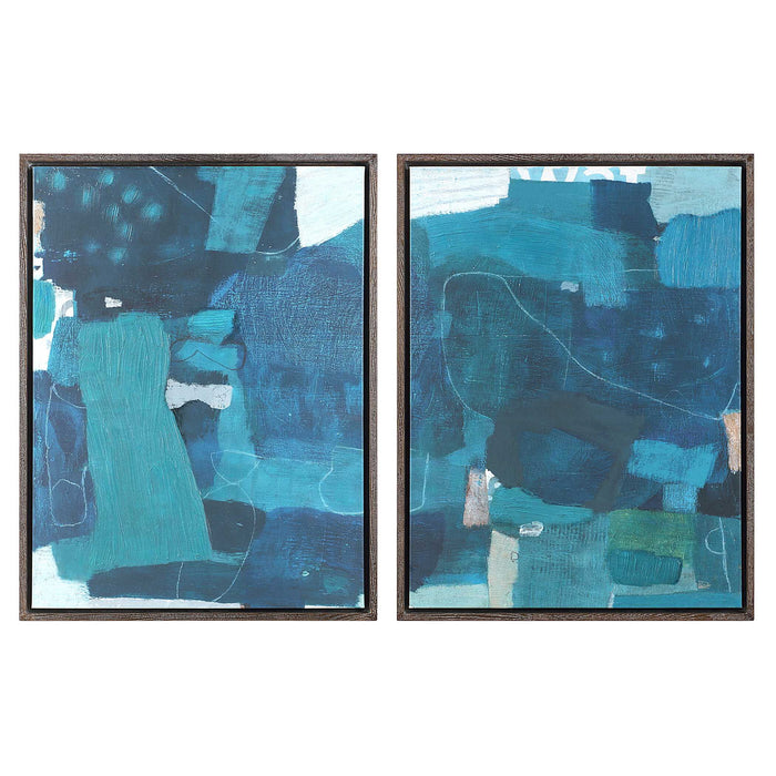 Wait Until Dusk - Framed Canvas Diptych (Set of 2)