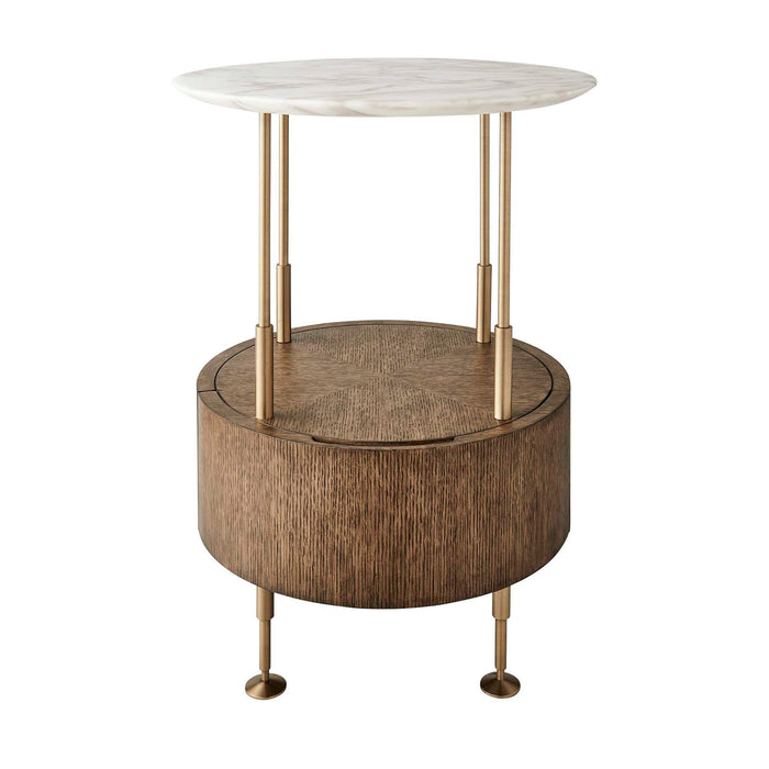 By Your Side - Table - Brass / Woodtone / White