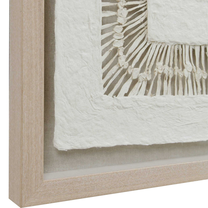 Ancestors Parchment - Shadow Box - Brown / White / Woodtone