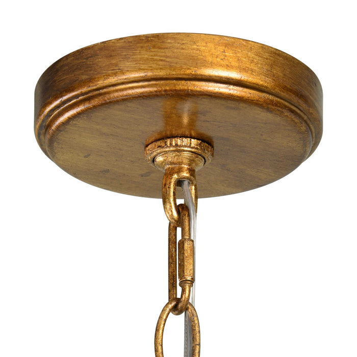 Starburst - 6 Light Pendant - Gold