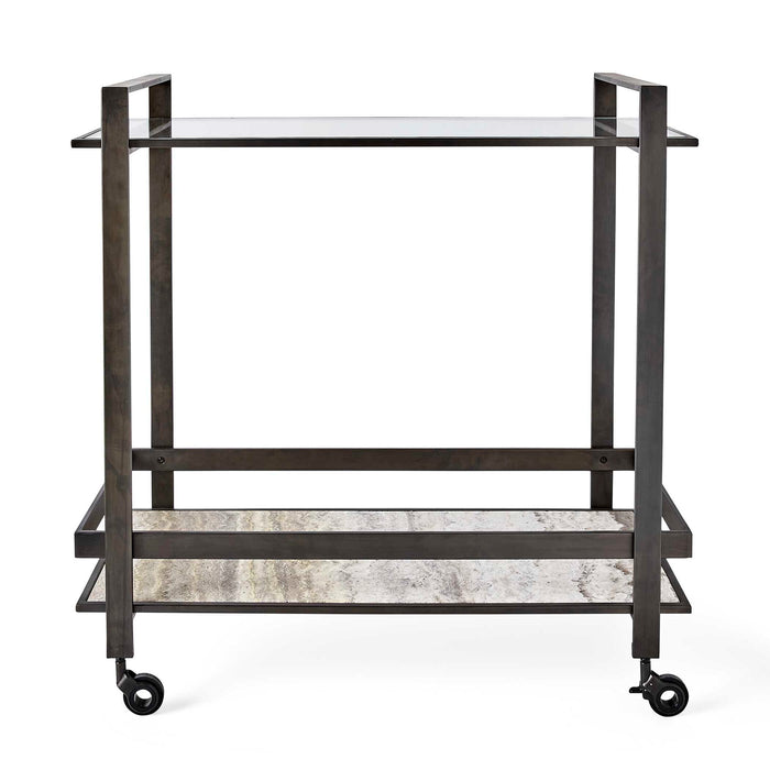 Roll Along - Bar Cart - Brass