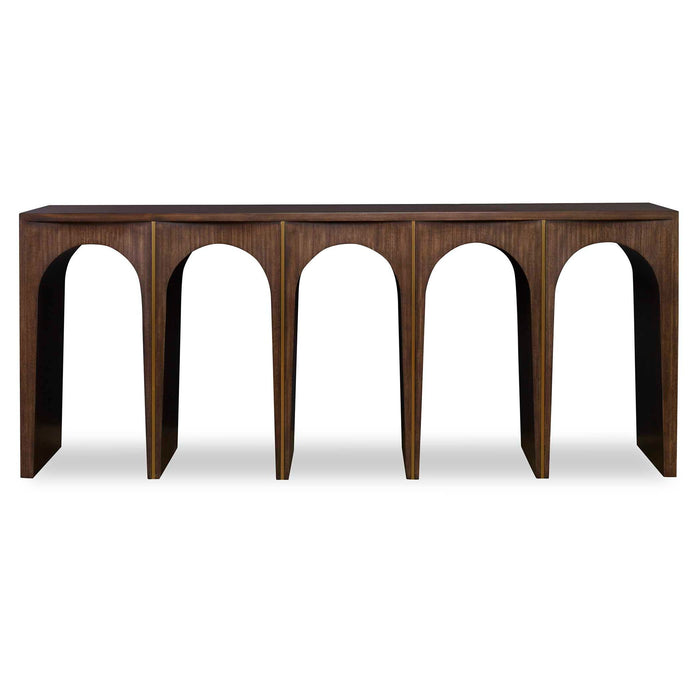 Coliseum - Console Table - Woodtone
