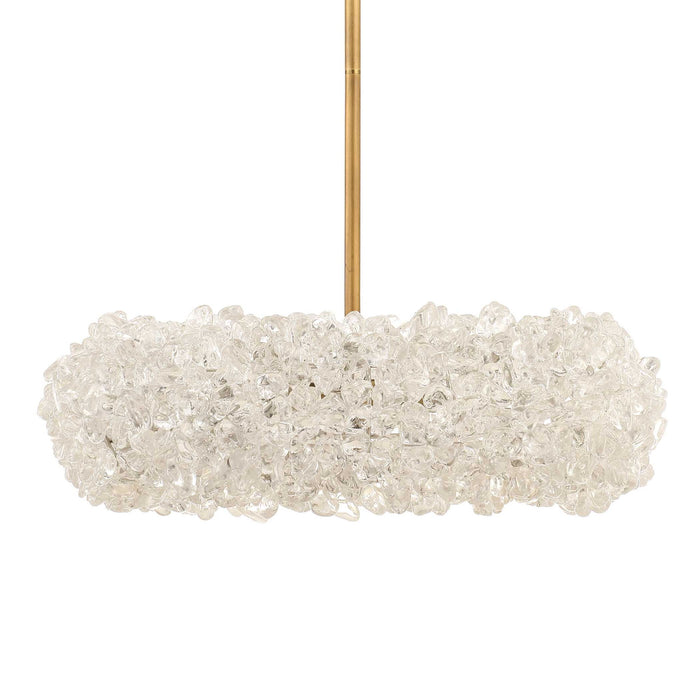 Spangled - 6 Light Pendant - Brass