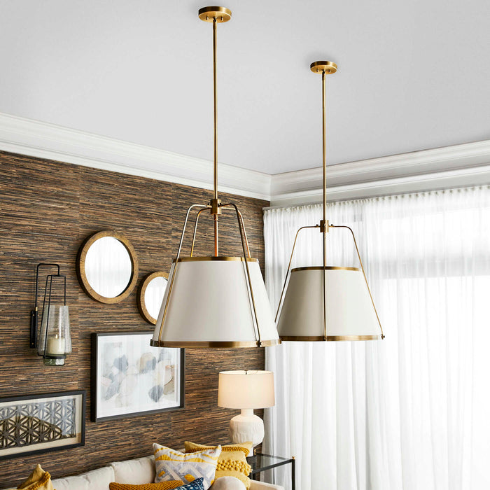 Leather Classic - 4 Light Pendant