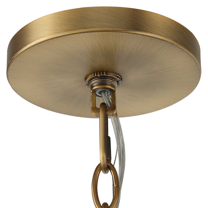 Aurelie - 9 Light Round Pendant - Brass