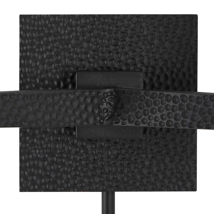 Open Arms - 2 Light Sconce - Black / Gray