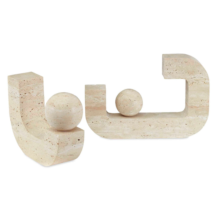 Equilibrium - Sculptures (Set of 2) - Beige