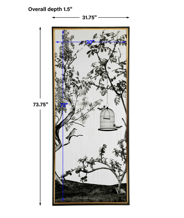 Woodland Songbird - Framed Print - Right