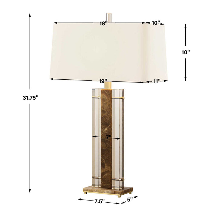 Triplex - Table Lamp - Brown