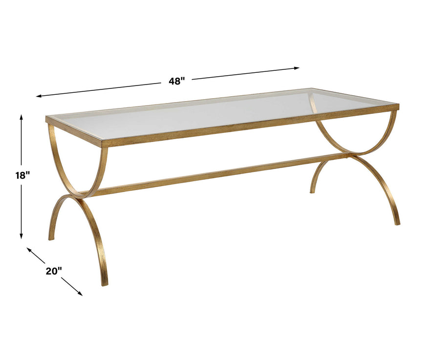 Crescent - Coffee Table - Gold