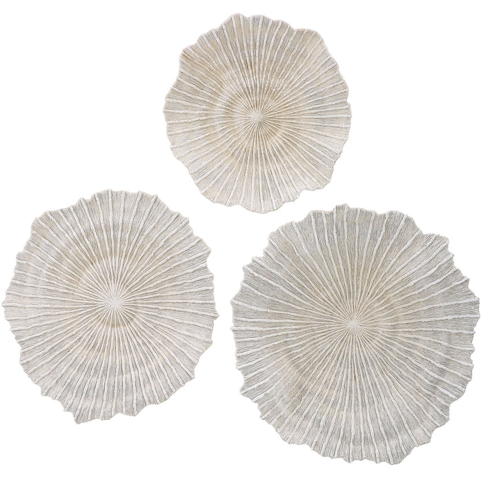 Ocean Gems - Wall Decor (Set of 3) - Ivory
