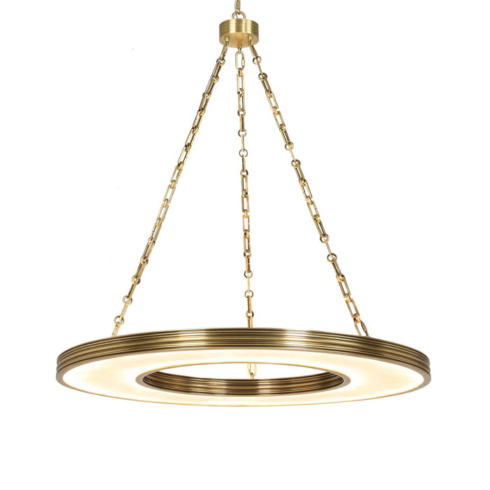 Newport - 1 Light LED Pendant - Brass