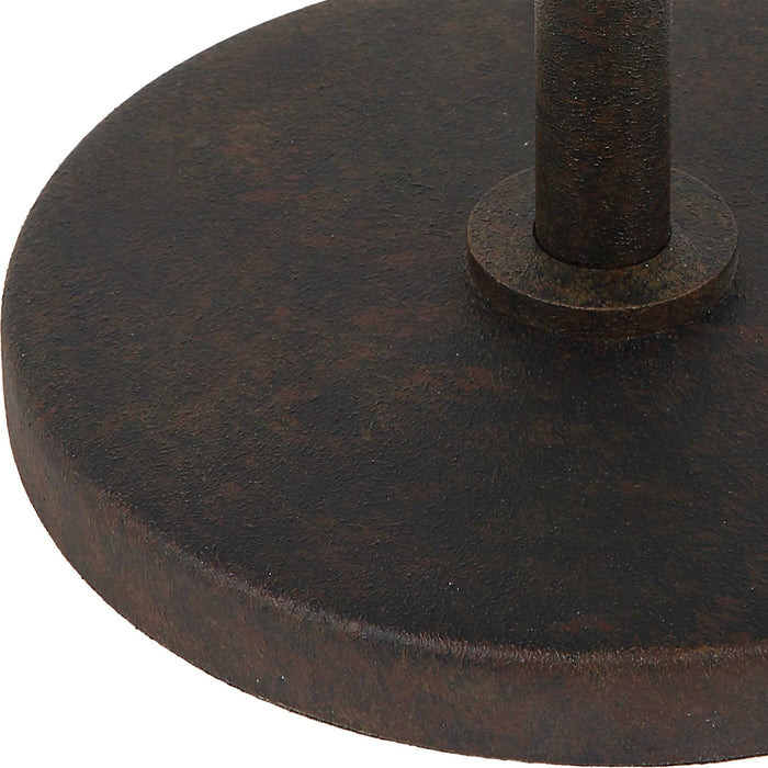 Forge - Industrial Accent Table - Black