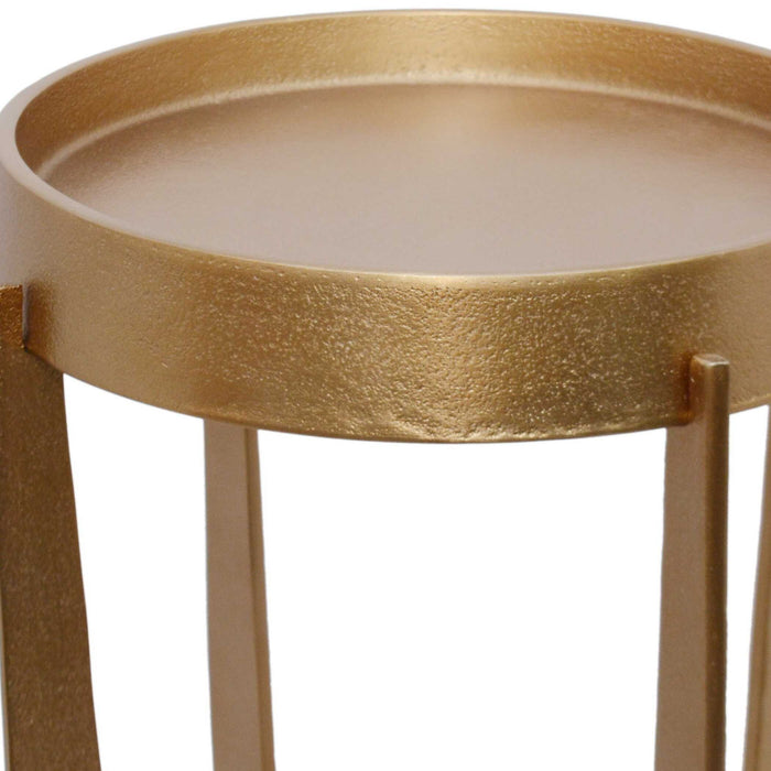 24.3" Accent Table - Gold