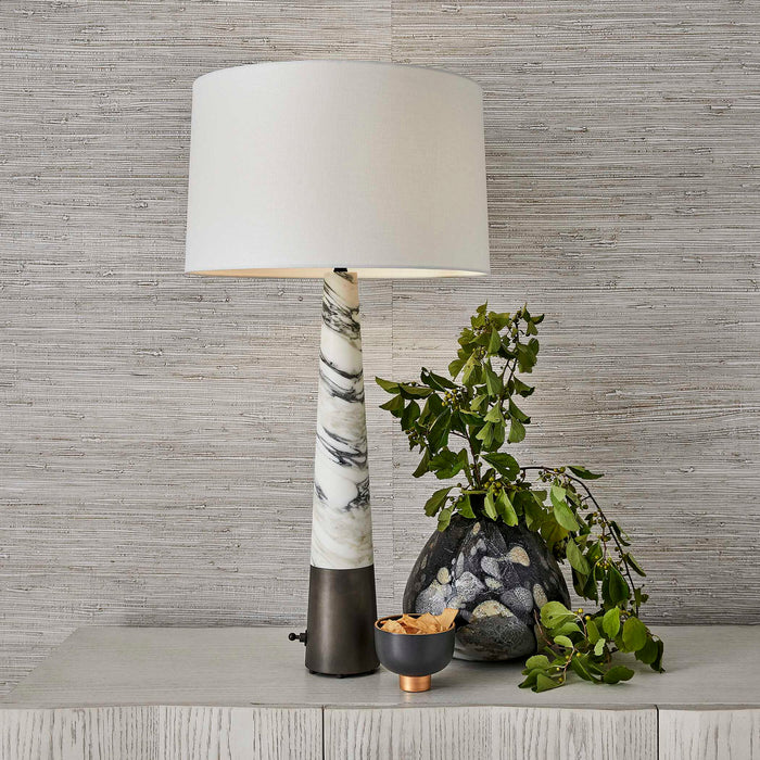 Lance - Table Lamp - Black / Bronze / White