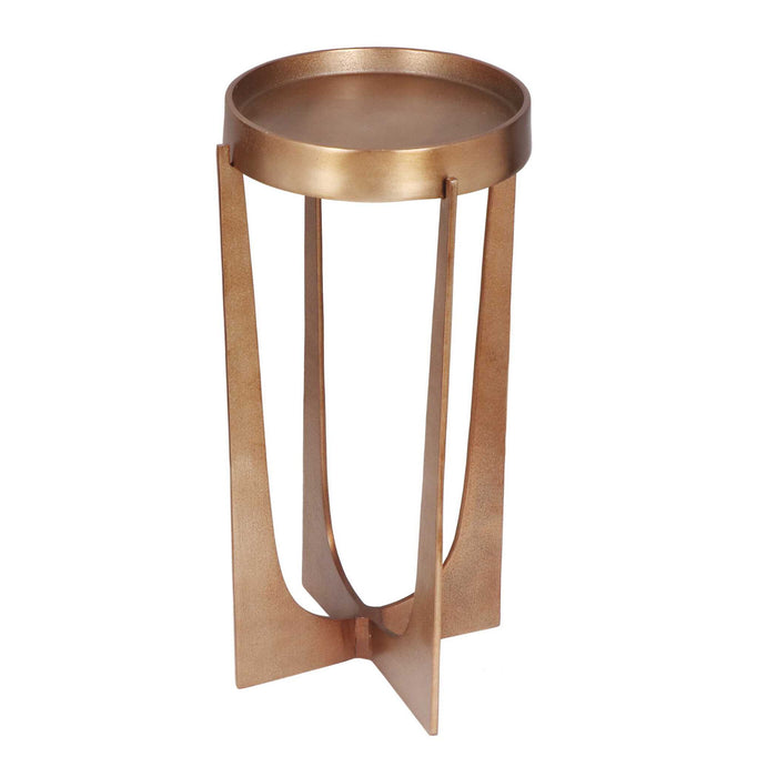 24.3" Accent Table - Gold