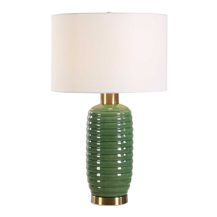Table Lamp - Olive Green
