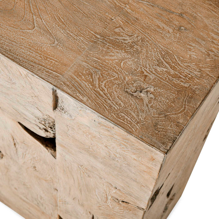 Teak Tac Toe - Console Table