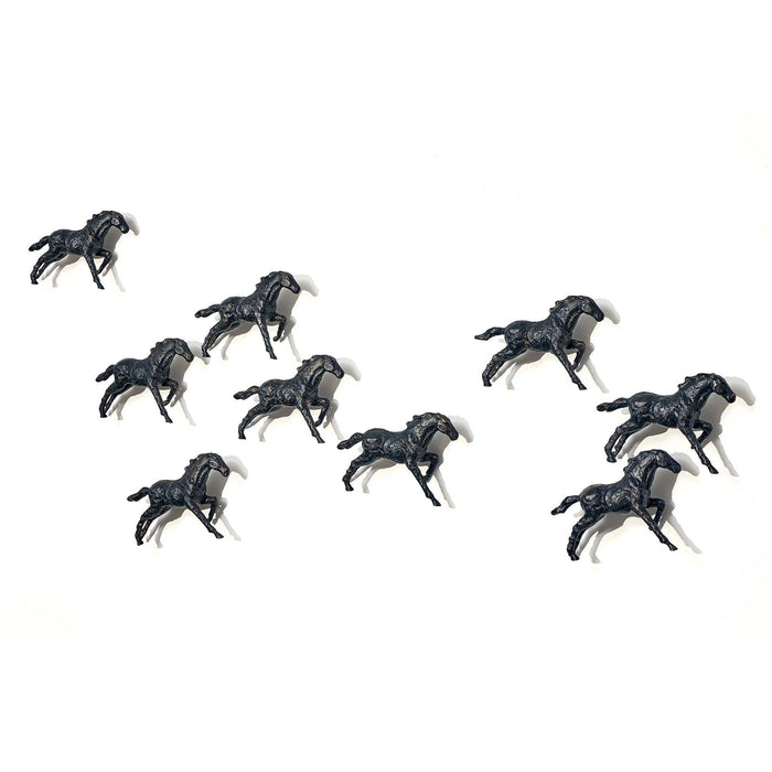 Stampede - Metal Wall Sculpture - Bronze