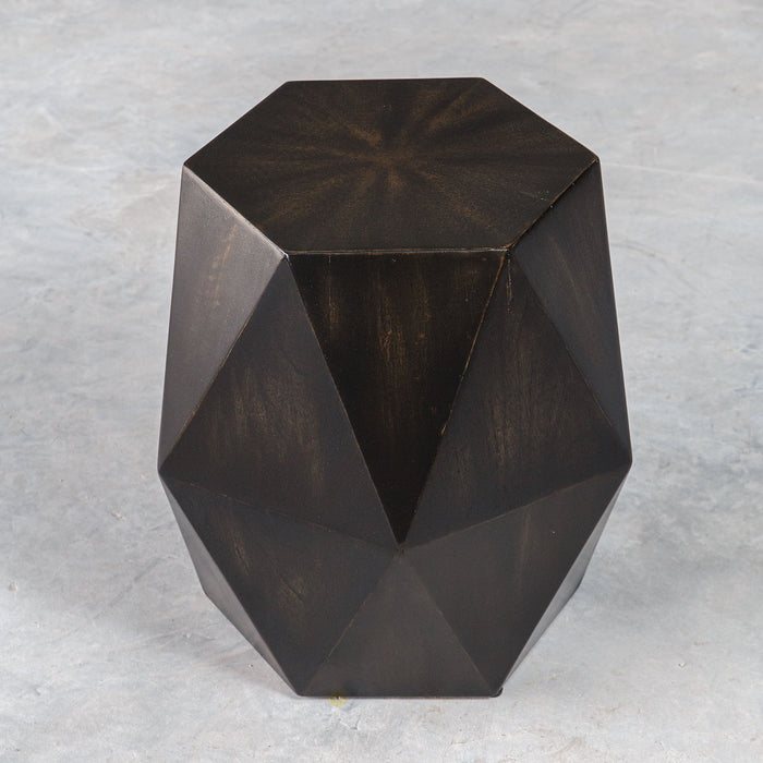 Volker - Black Geometric Accent Table