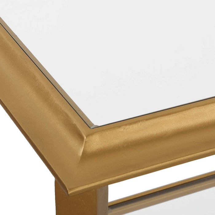 Accent End Table - Gold