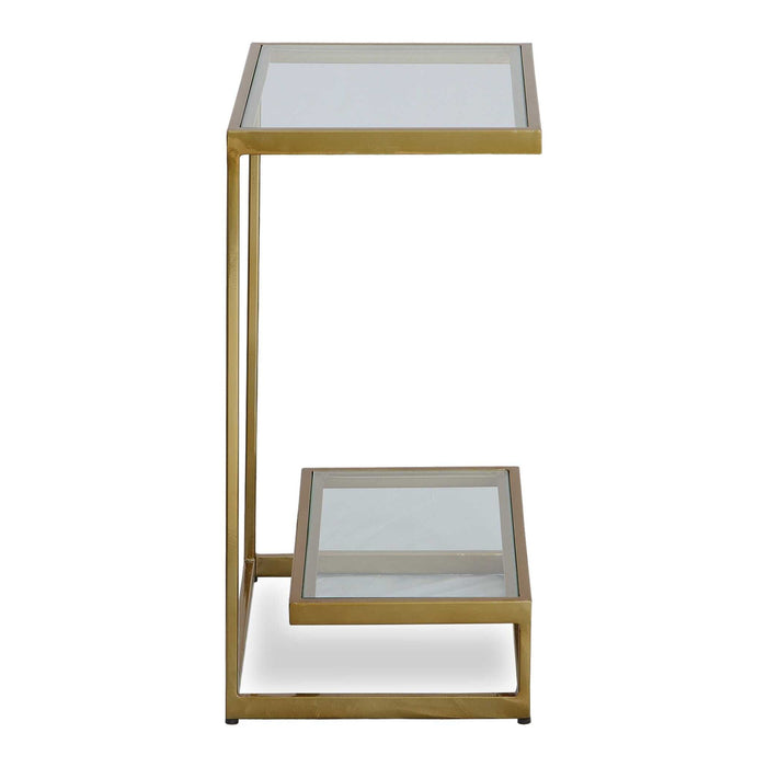 Musing - Accent Table - Brushed Brass