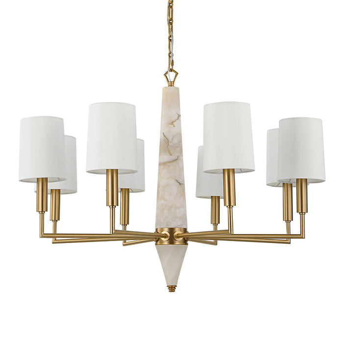 Gathering - 8 Light Chandelier - Brass