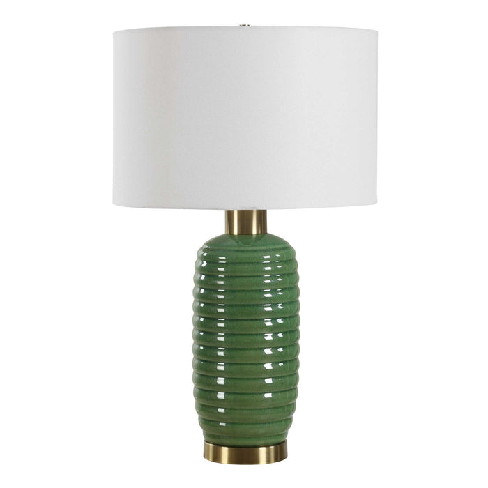 Table Lamp - Olive Green