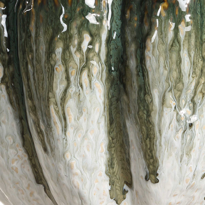 Squash - Table Lamp - Green / White