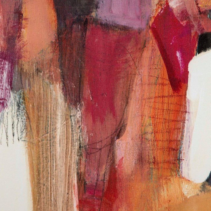 Totem At Sunrise - Framed Canvas - Black / Brown / Gray