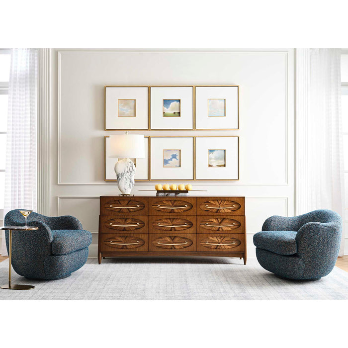 Lozenge - Accent Table - Brass