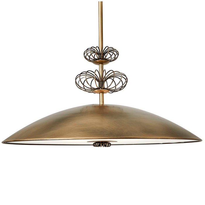 Feeling Loopy - 4 Light Pendant - Brass