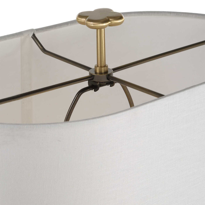Golden Clover - Buffet Lamp - Brown