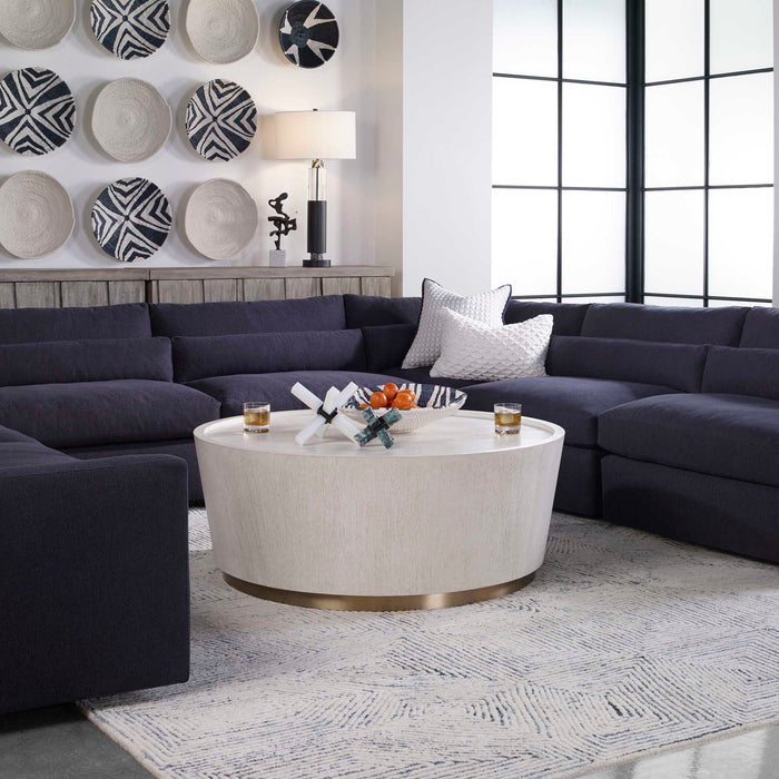 Cask - Coffee Table - White